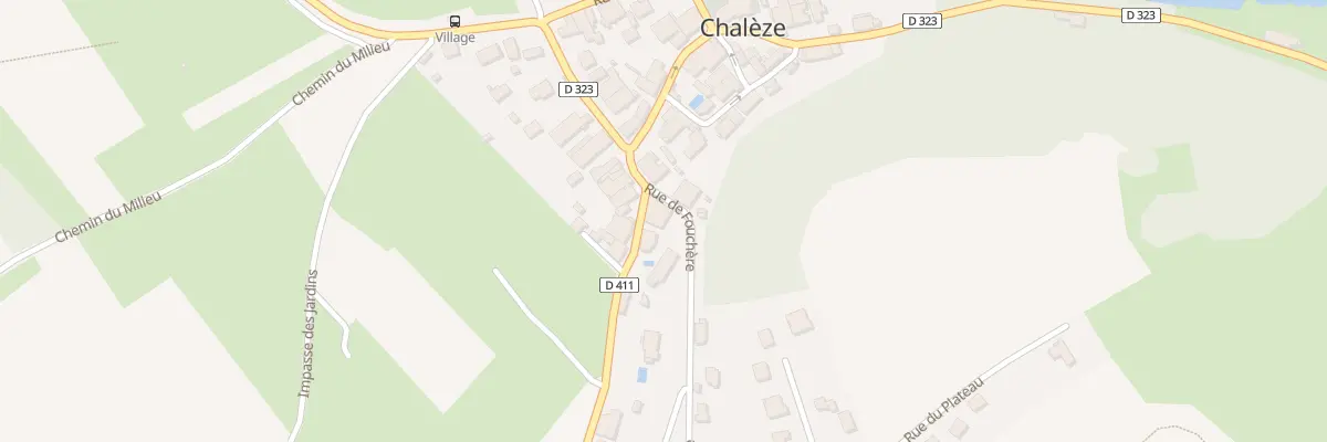 Plan du 1 Rue de la Malate à Chalèze