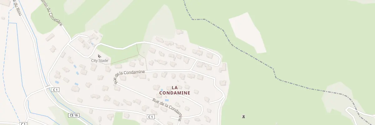 Plan du 505 Rue de la Condamine à Mirabeau
