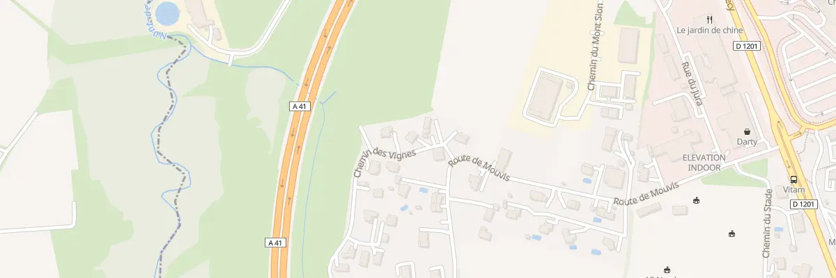 Plan du 55 Che des Vignes à Neydens