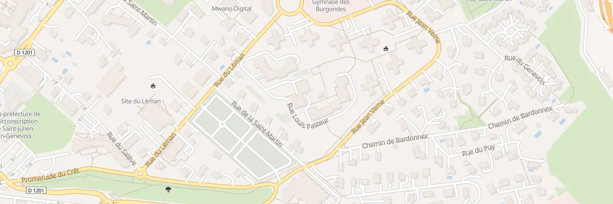 Plan du 11 Rue louis pasteur à Saint-Julien-en-Genevois