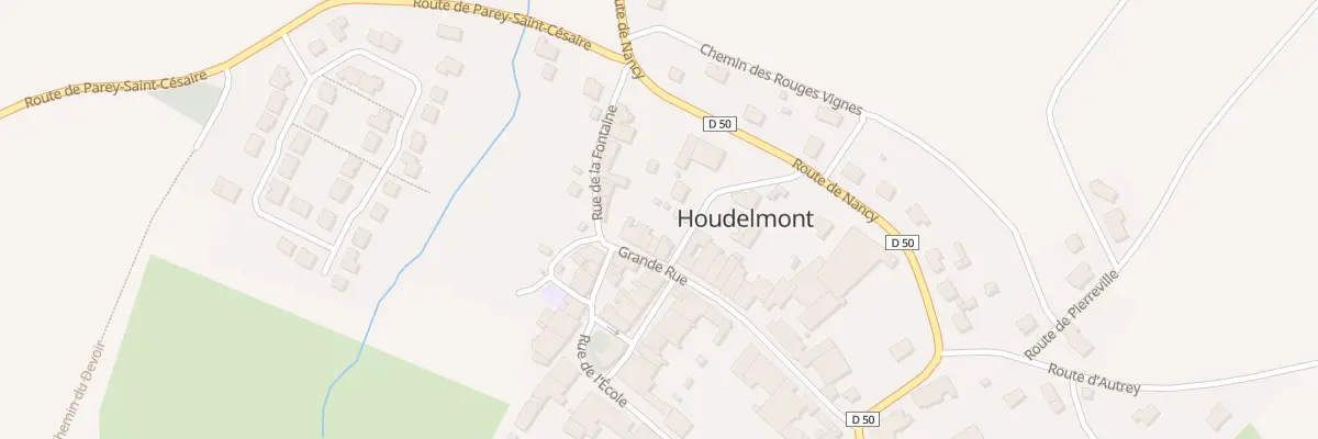 Plan du 5 Gr Grande Rue à Houdelmont