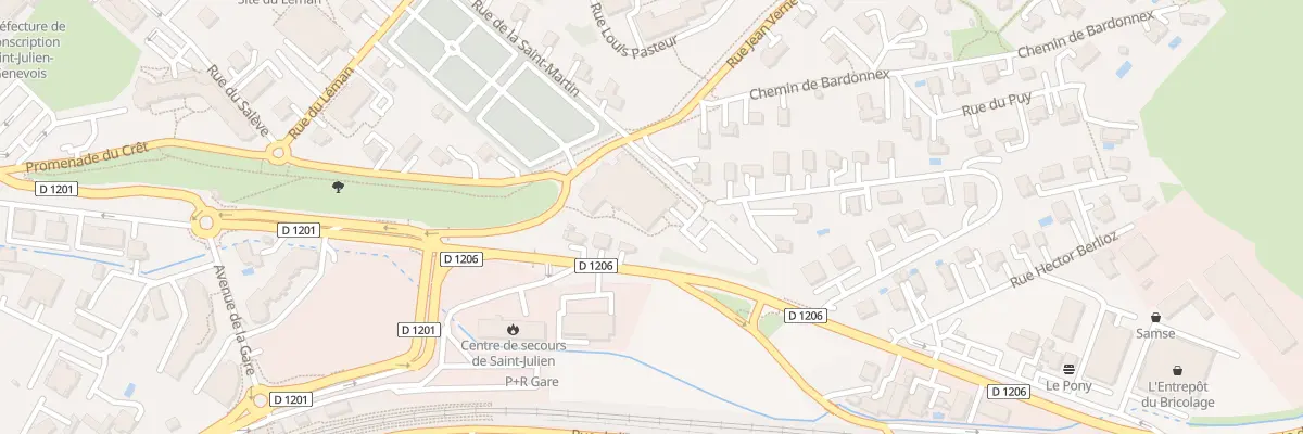 Plan du 8 Prom du Crêt à Saint-Julien-en-Genevois
