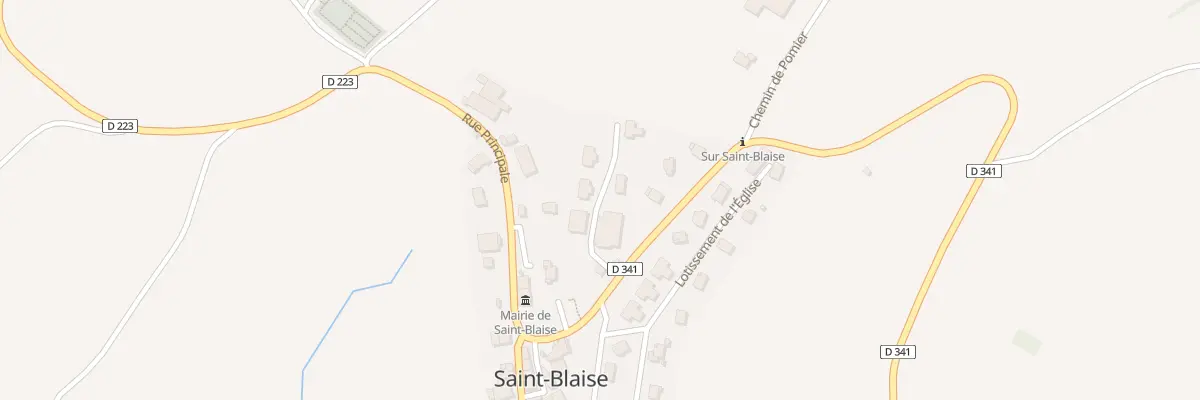 Plan du 107 Rte du Saleve à Saint-Blaise