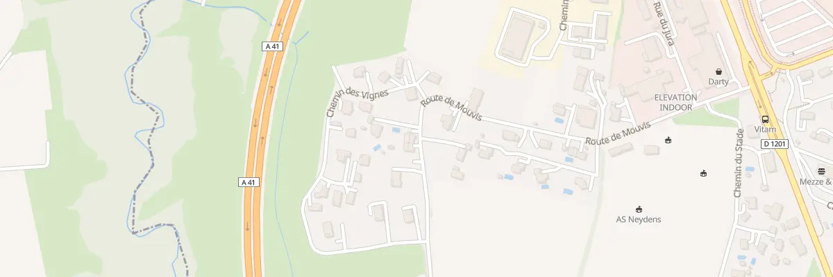 Plan du 456 Rte de Mouvis à Neydens