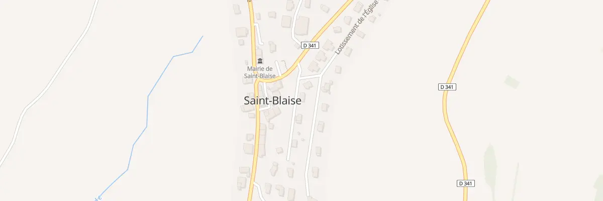 Plan du 22 Lot sur Bondet à Saint-Blaise