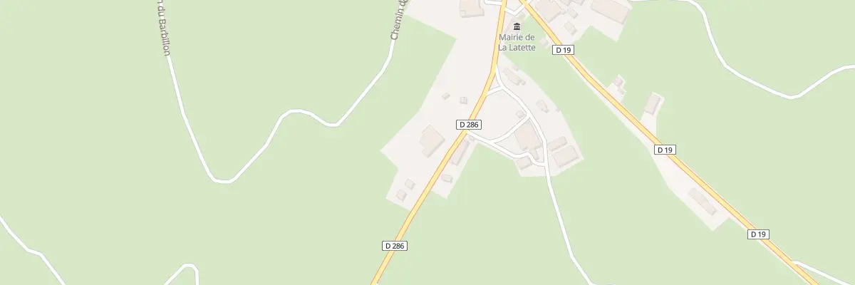 Plan du 5017 Rte de Fraroz à La Latette