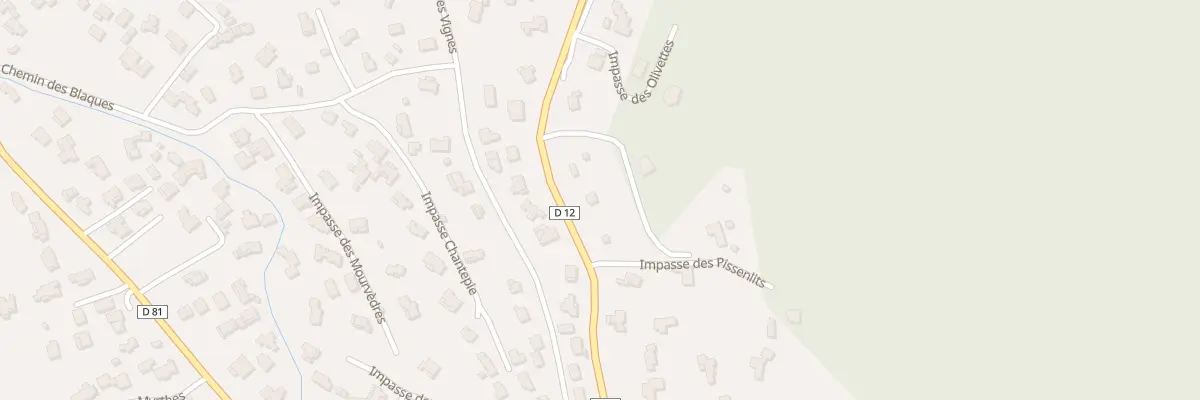 Plan du 5051 Rte de Forcalquieret à Rocbaron
