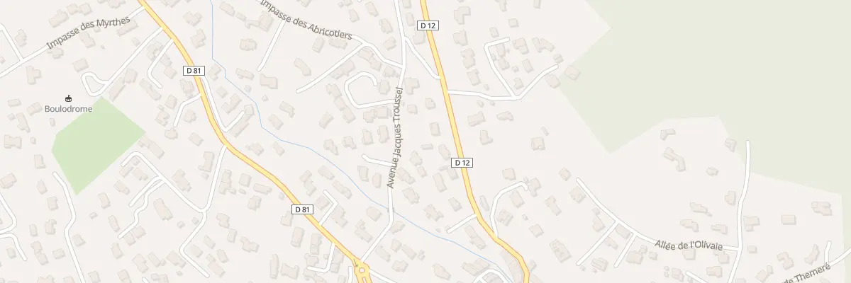 Plan du 165 Rte de Forcalquieret à Rocbaron