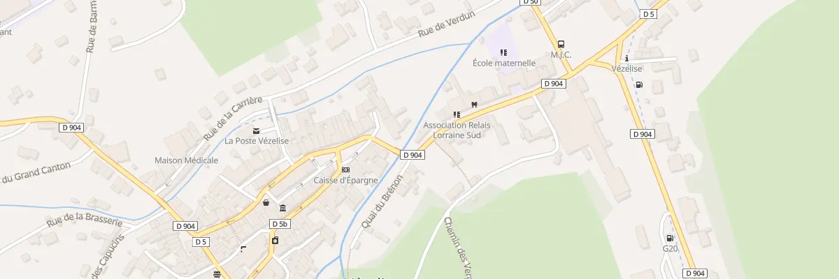Plan du 1 Rue Marechal Foch à Vézelise
