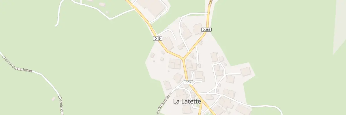 Plan du 5006 Rte de Nozeroy à La Latette