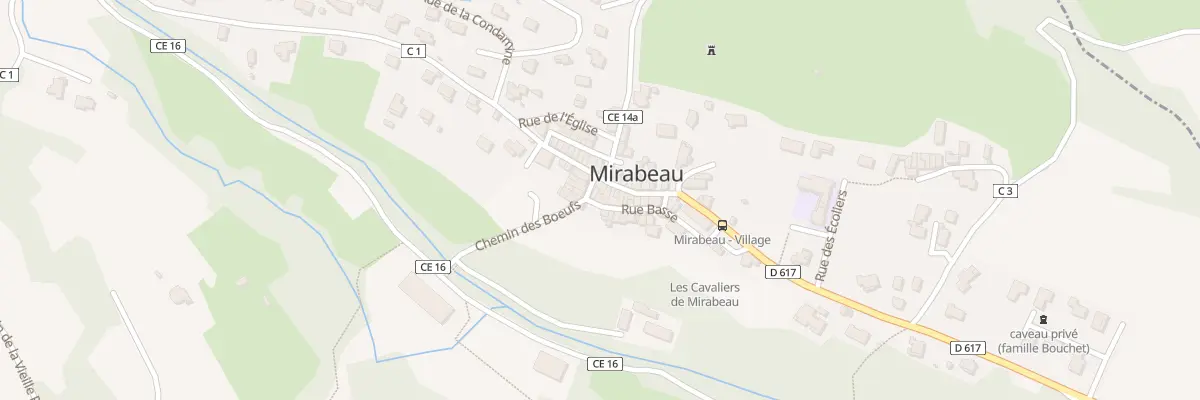 Plan du 5111 Le Village à Mirabeau