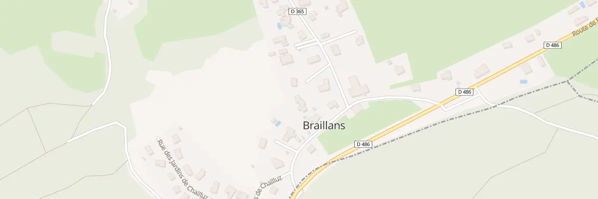 Plan du 3A Rue de la Fontaine à Braillans