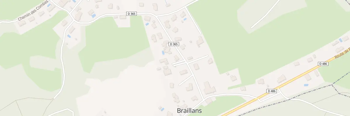Plan du 5 Rue de la Fontaine à Braillans