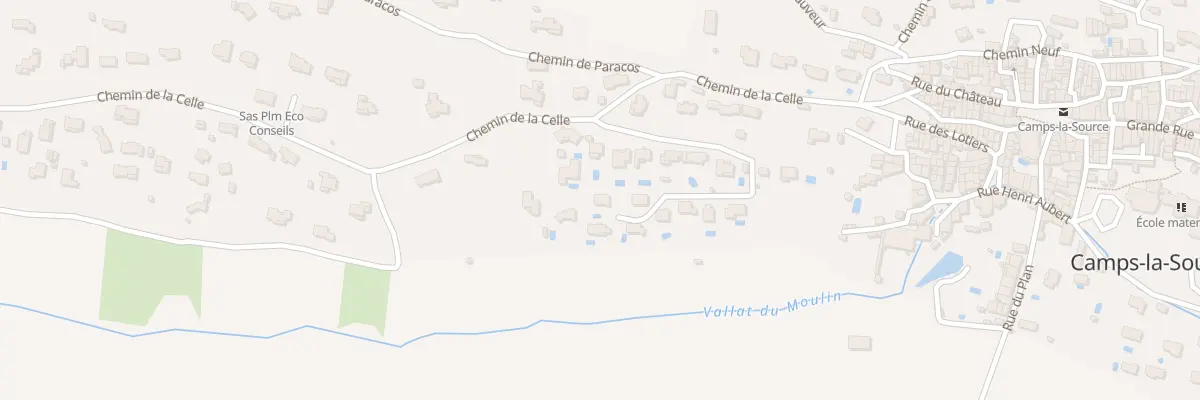 Plan du 6892 Les Mouissettes à Camps-la-Source