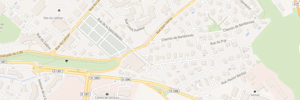 Plan du 2 Che de Bardonnex à Saint-Julien-en-Genevois