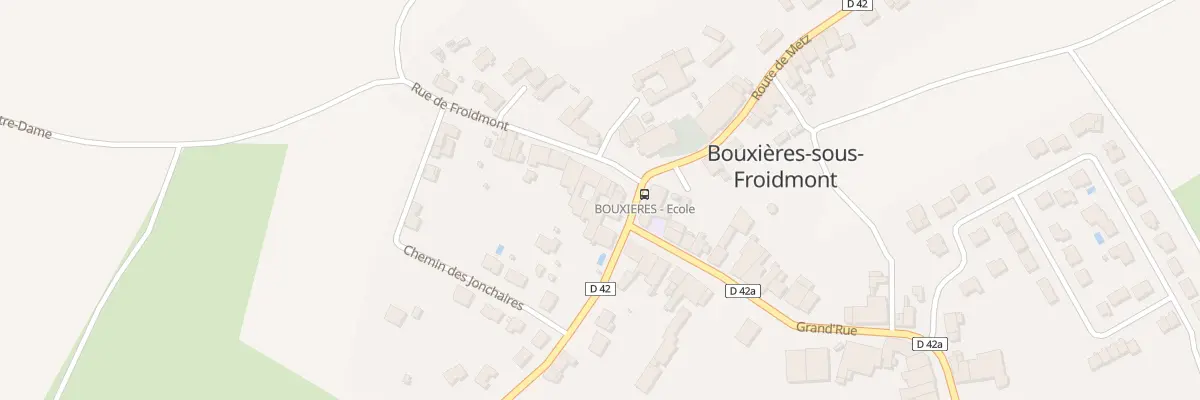 Plan du 2 Rte de Pont à Mousson à Bouxières-sous-Froidmont