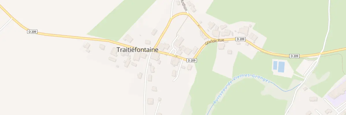 Plan du 16 Gr Grande Rue à Traitiéfontaine