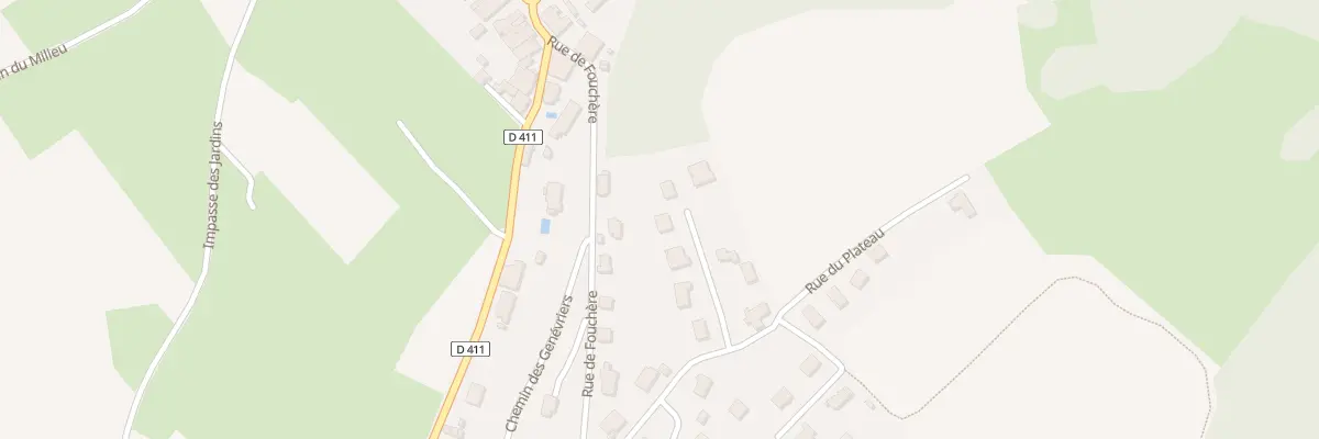 Plan du 7 Rue du Belvédère à Chalèze