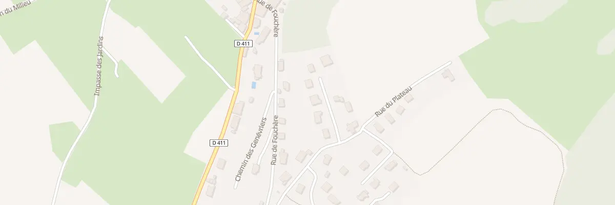 Plan du 5 Rue du Belvédère à Chalèze
