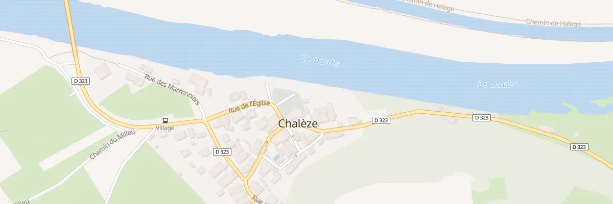 Plan du 21 Grande Rue à Chalèze