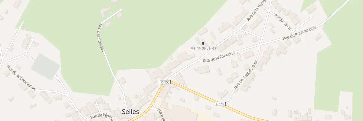 Plan du 13 Rue de la Verrerie à Selles