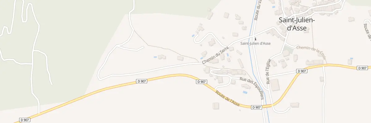 Plan du 7083 Le Serre à Saint-Julien-d’Asse