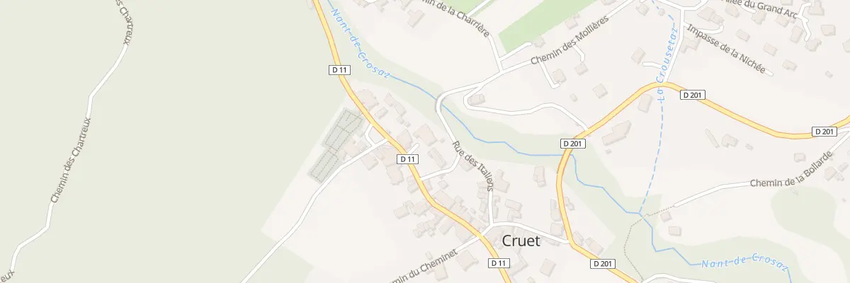 Plan du 484 Rue Marius Canton à Cruet
