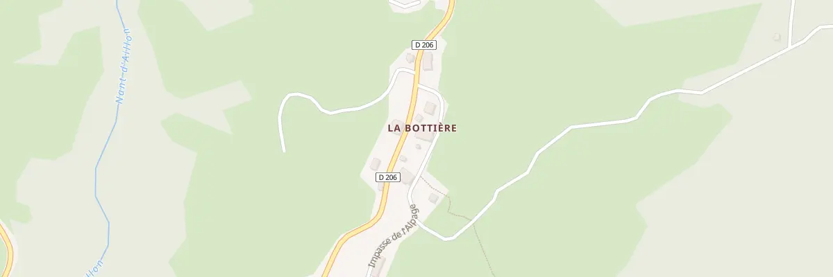 Plan du 5075 La Bottiere à Aillon-le-Vieux