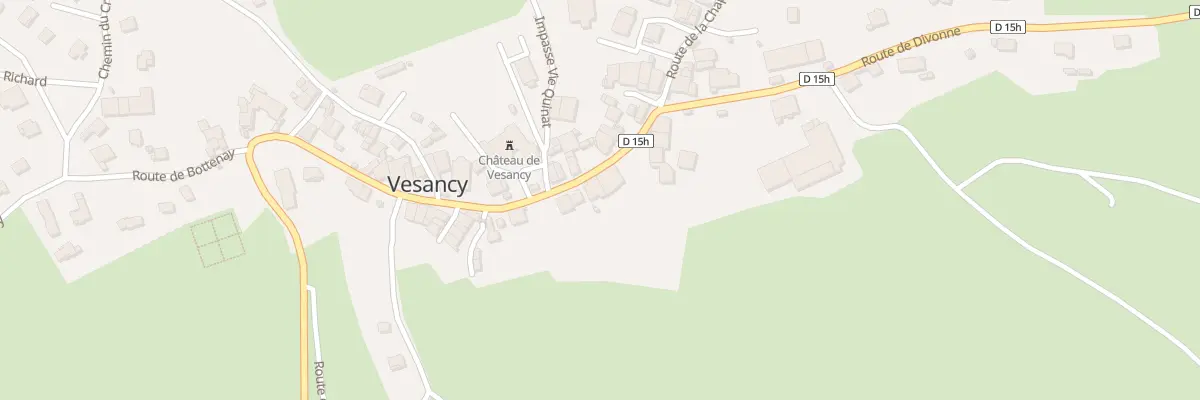 Plan du 390 Rue du Château à Vesancy