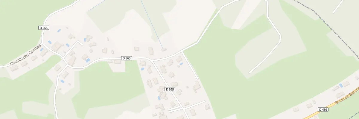 Plan du 14 Rue de la Fontaine à Braillans