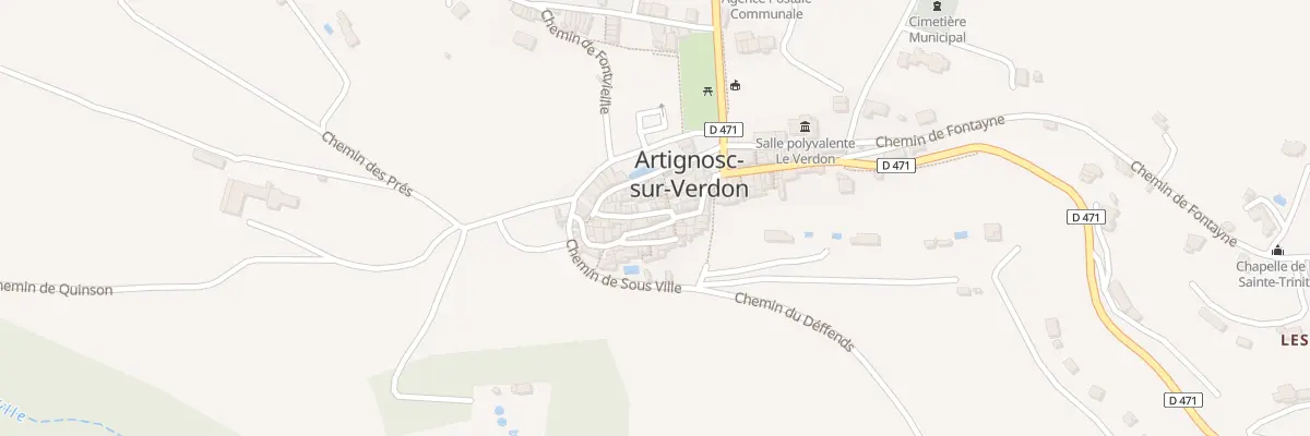 Plan du 3 Rue du Four à Artignosc-sur-Verdon