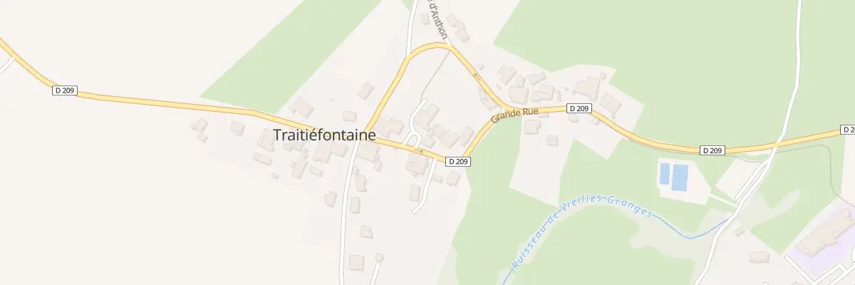 Plan du 3 Pl de la Mairie à Traitiéfontaine