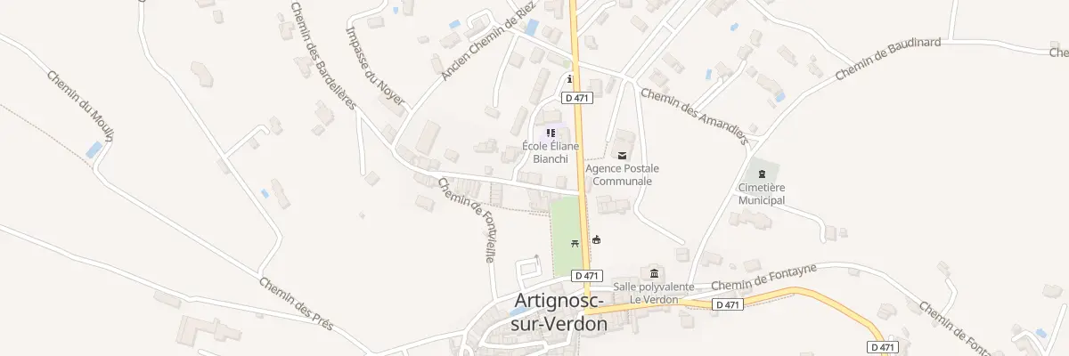 Plan du 5039 Le Village à Artignosc-sur-Verdon