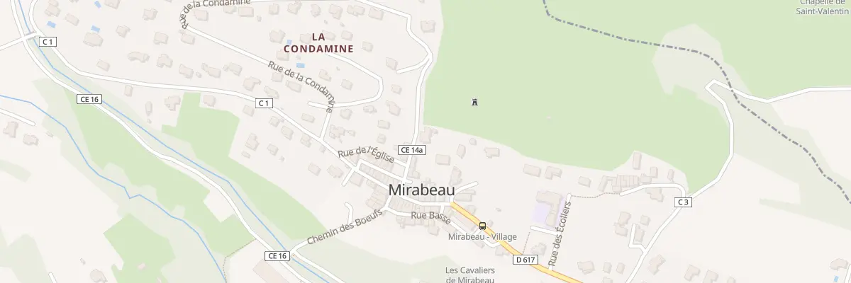 Plan du 7059 Les Barbarins à Mirabeau