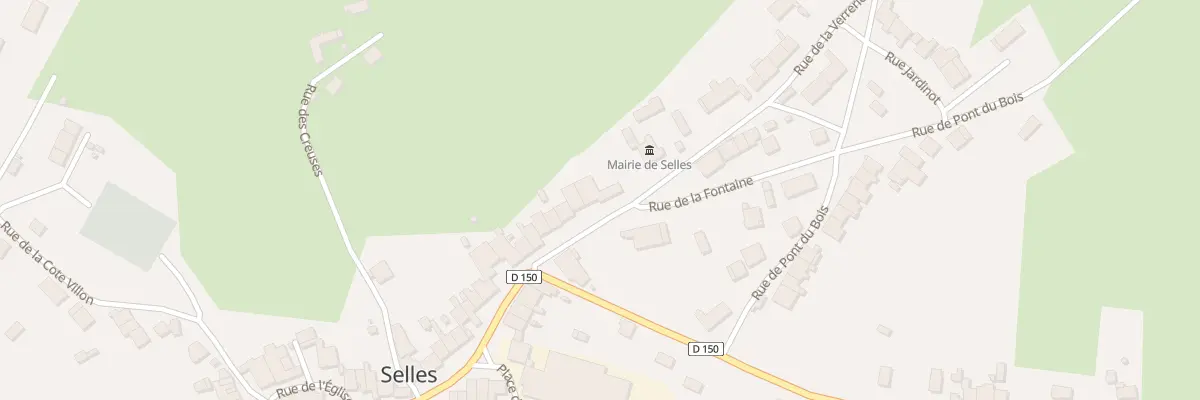 Plan du 15 Rue de la Verrerie à Selles