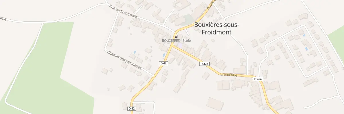 Plan du 1 Rte de Pont à Mousson à Bouxières-sous-Froidmont