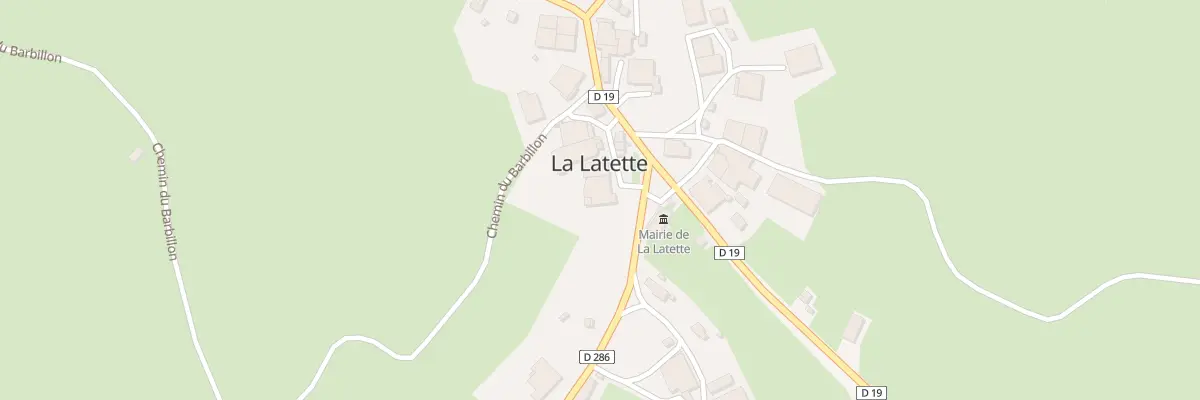 Plan du 5015 Quartier Le Bourg à La Latette