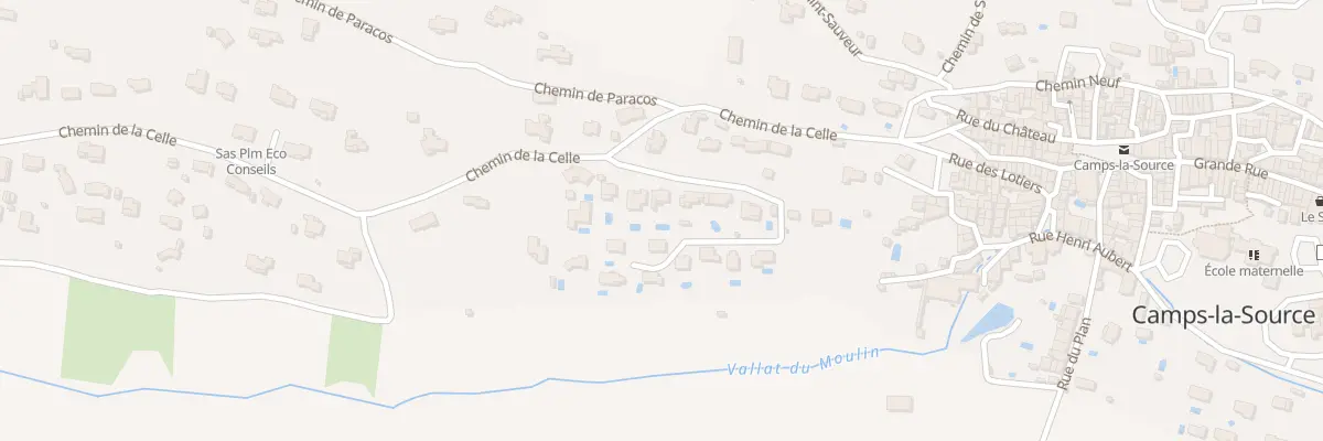 Plan du 5421 Les Mouissettes à Camps-la-Source