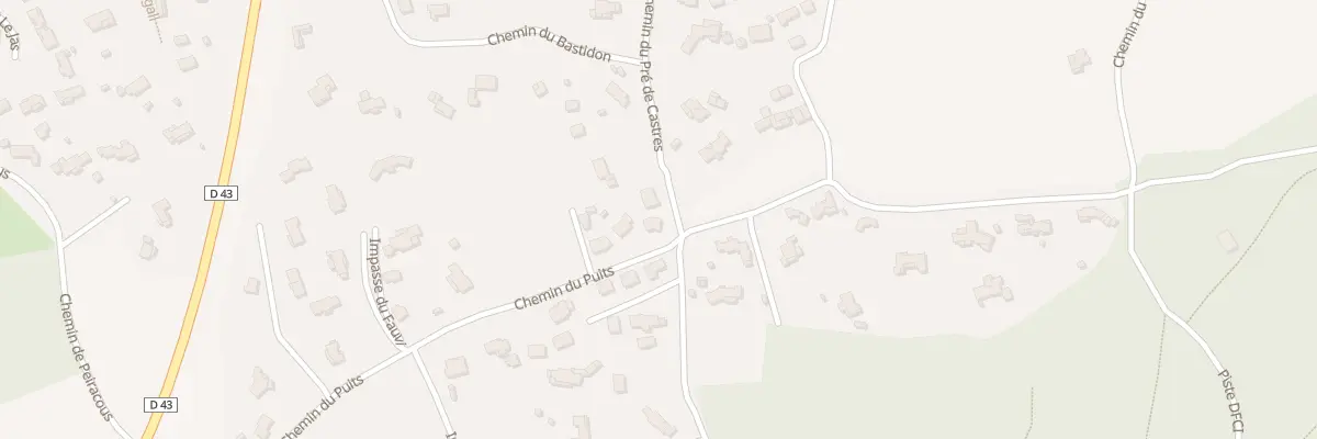 Plan du 6F Che du Puits à Forcalqueiret