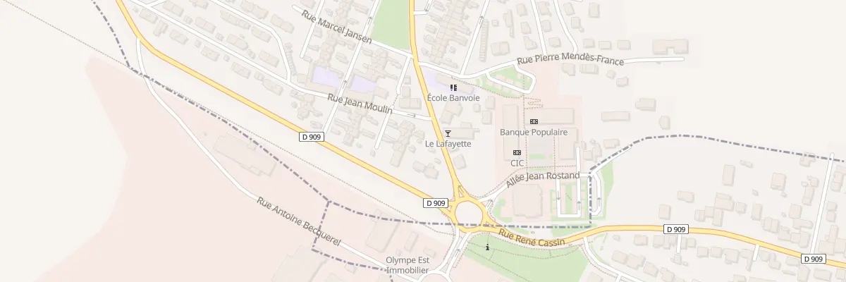 Plan du 890 Rue Edmond Pintier à Chaligny