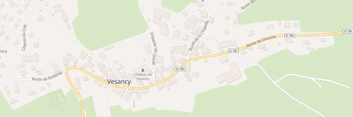 Plan du 28 Imp au Verger à Vesancy