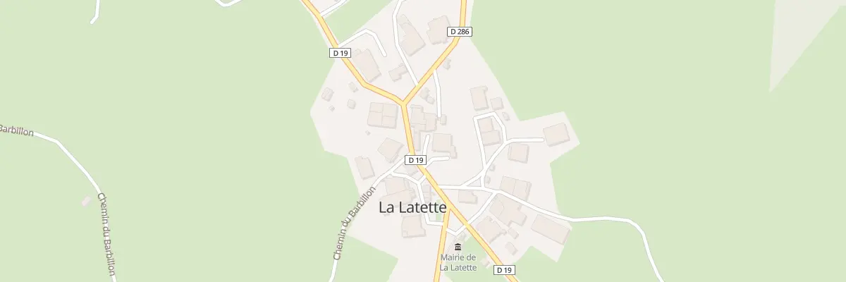 Plan du 5044 Au Village à La Latette