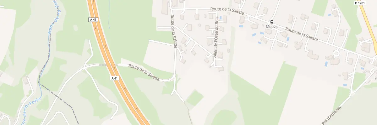 Plan du 690 Rte de la Salette à Neydens