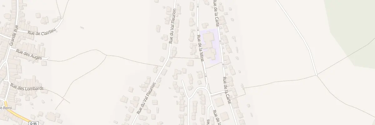 Plan du 299 Rue de la Mine à Chaligny
