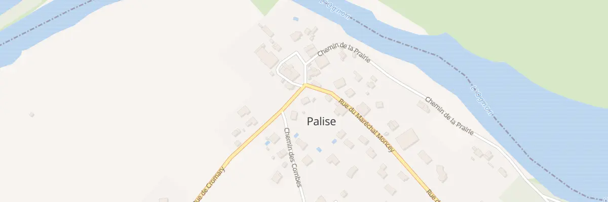 Plan du 2 Rue du Maréchal Moncey à Palise
