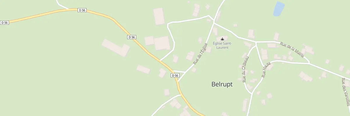 Plan du 12 Rue de Darney à Belrupt