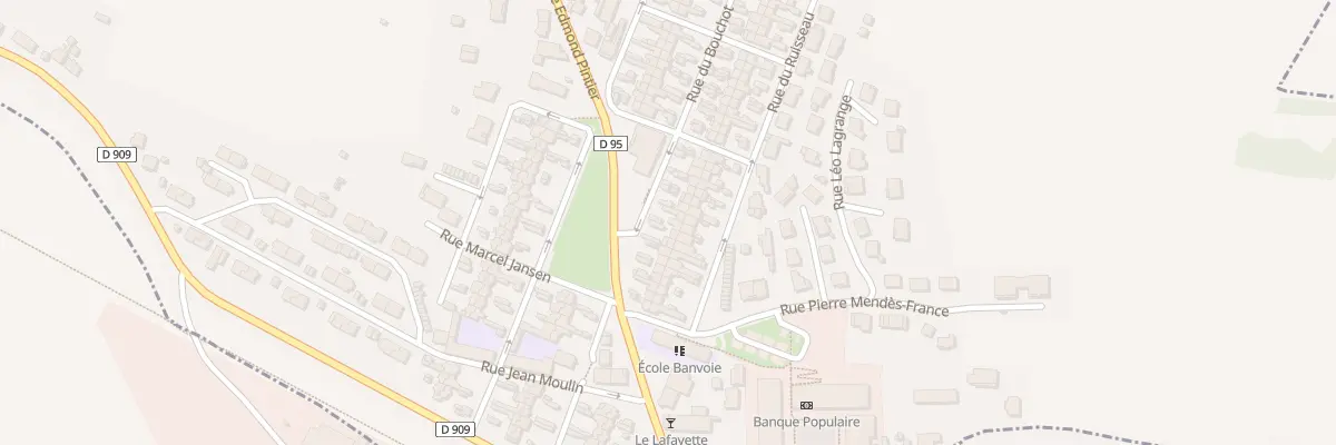 Plan du 20 Rue du Bouchot à Chaligny