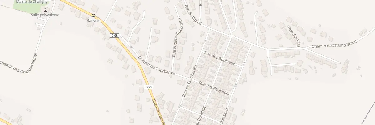 Plan du 49 Rue de Courberaie à Chaligny