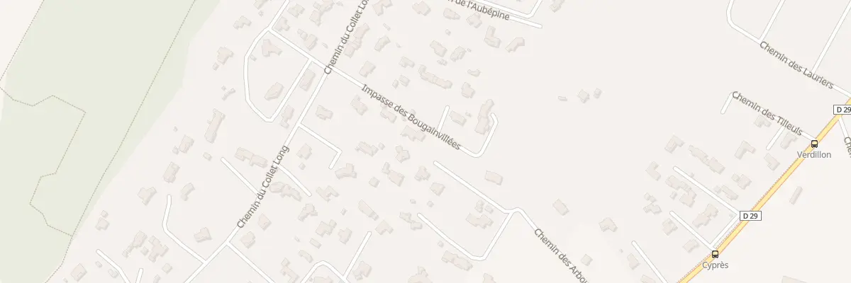 Plan du 354 Che des Arbousiers à La Crau