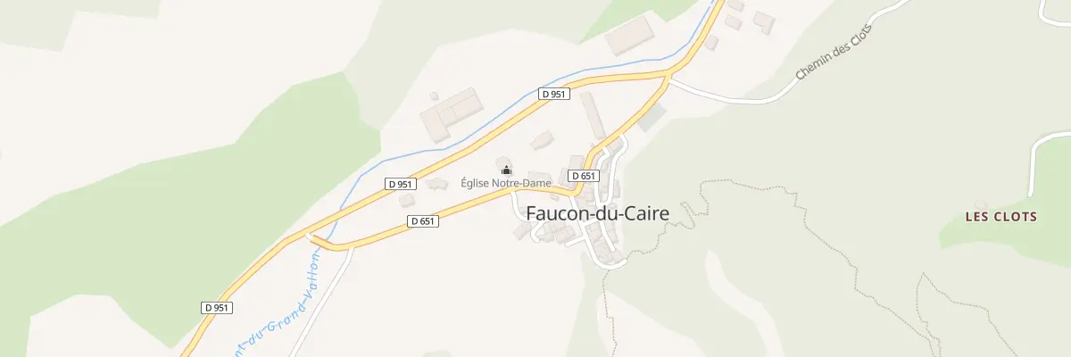 Plan du 55 Pl de la Mairie à Faucon-du-Caire